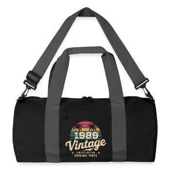 1989 - Recycled Duffel Bag - black/graphite grey - Front