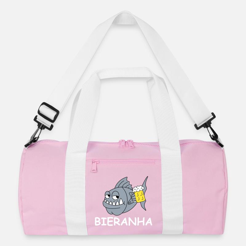 Bierpiranha Comic Recycelte Duffel Bag