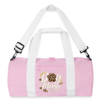 Chemise à motif léopard doré Dog Mama - Sac de sport recyclé - rose/blanc - Devant
