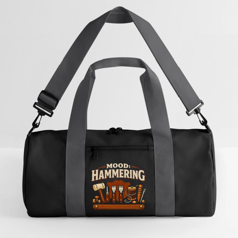 Tuning: Hammering | Leather Tools Recycled Duffel Bag