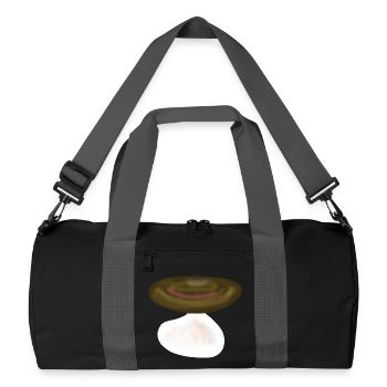 Mushroom Mushrooms Nature - Recycled Duffel Bag - black/graphite grey - Front