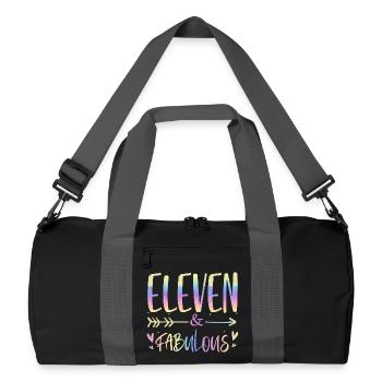 Onze & Fabuleux Scénario Arc-en-ciel - Sac de sport recyclé - noir/gris graphite - Devant