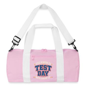 Examen Motivation École Étudiant Prof Humour - Sac de sport recyclé - rose/blanc - Devant
