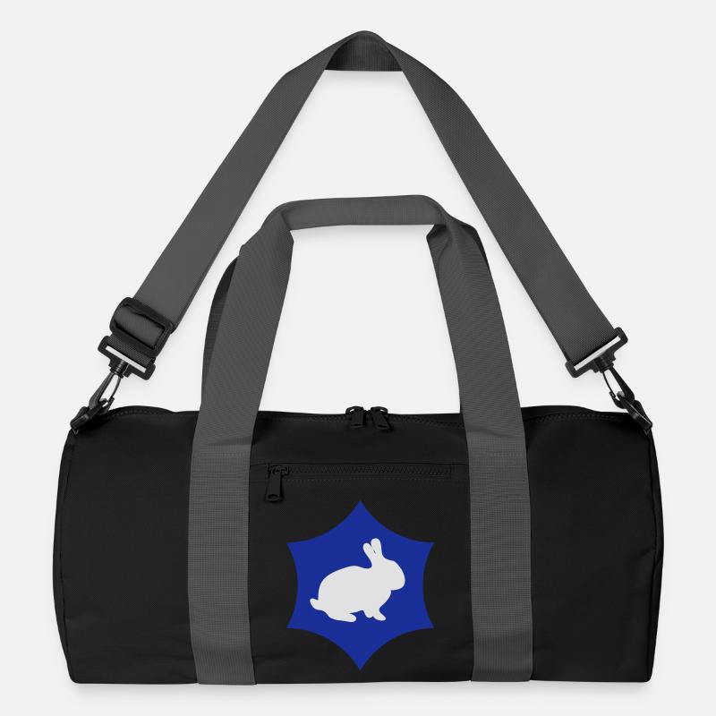 Rabbit logo Recycled Duffel Bag