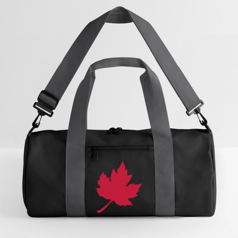 maple leaf Recycled Duffel Bag