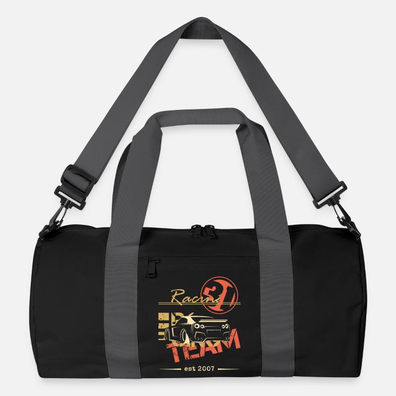team racing gtr car gift idea Recycled Duffel Bag