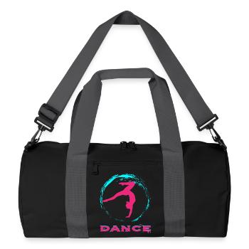 Dance - Recycled Duffel Bag - black/graphite grey - Front