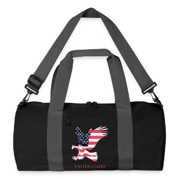 American Adler - Recycled Duffel Bag - black/graphite grey - Front