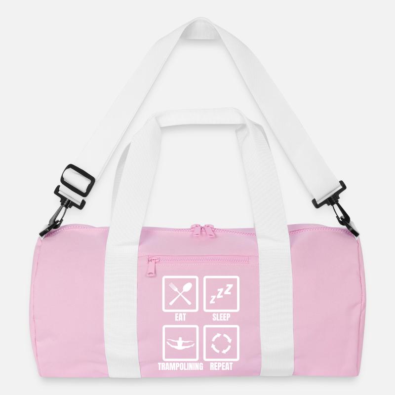 Trampolinist Routine Recycelte Duffel Bag