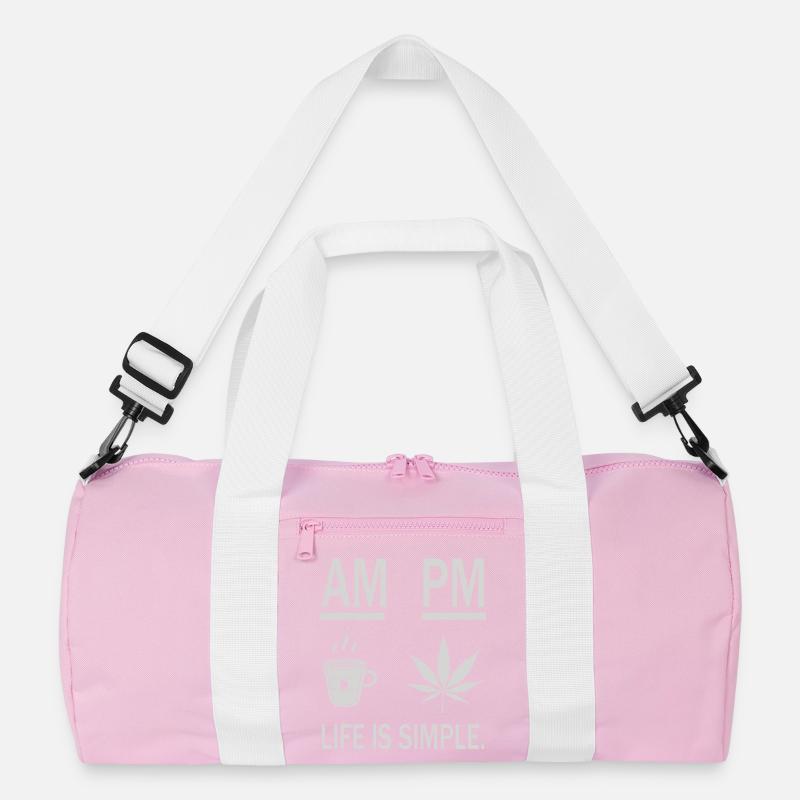 Kaffee und Gras Recycelte Duffel Bag