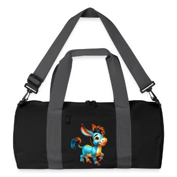 Donkey Mule - Recycled Duffel Bag - black/graphite grey - Front