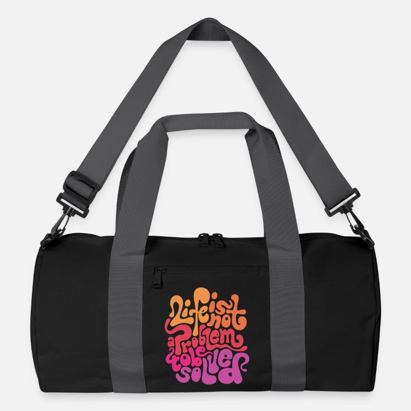 Psychedelische Wortwahl Recycelte Duffel Bag