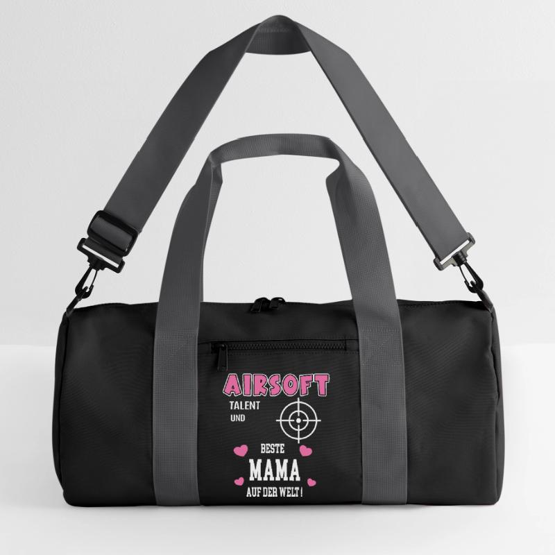Airsoft Beste Mama Mutter Muttertag Geburtstag Recycelte Duffel Bag