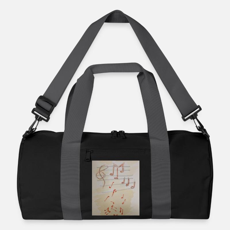 Red note impression Recycled Duffel Bag