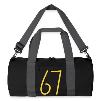 67 - Recycled Duffel Bag - black/graphite grey - Front