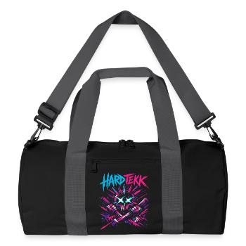 Hardtekk Tekke Ostdeutschland - Recycelte Duffel Bag - Schwarz/Graphitgrau - Vorne