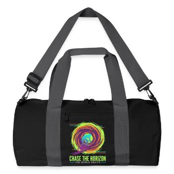 Chase the Horizon Cyclist - Recycled Duffel Bag - black/graphite grey - Front