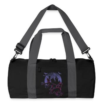 Scooby-Doo Mystery Halloween Mit Scooby & Shaggy  - Recycelte Duffel Bag - Schwarz/Graphitgrau - Vorne