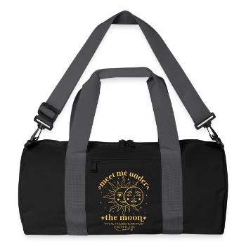 Meet Me Under The Moon Total Solar Eclipse - Recycled Duffel Bag - black/graphite grey - Front