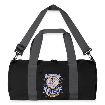 Handle with care - Recycled Duffel Bag - black/graphite grey - Front
