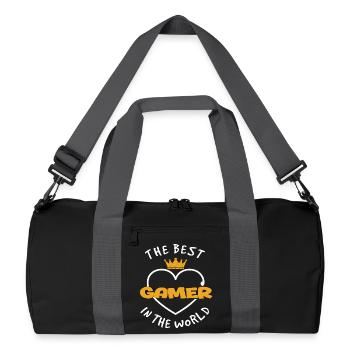 Joueurs - Sac de sport recyclé - noir/gris graphite - Devant