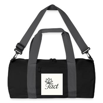 Tact - Sac de sport recyclé - noir/gris graphite - Devant