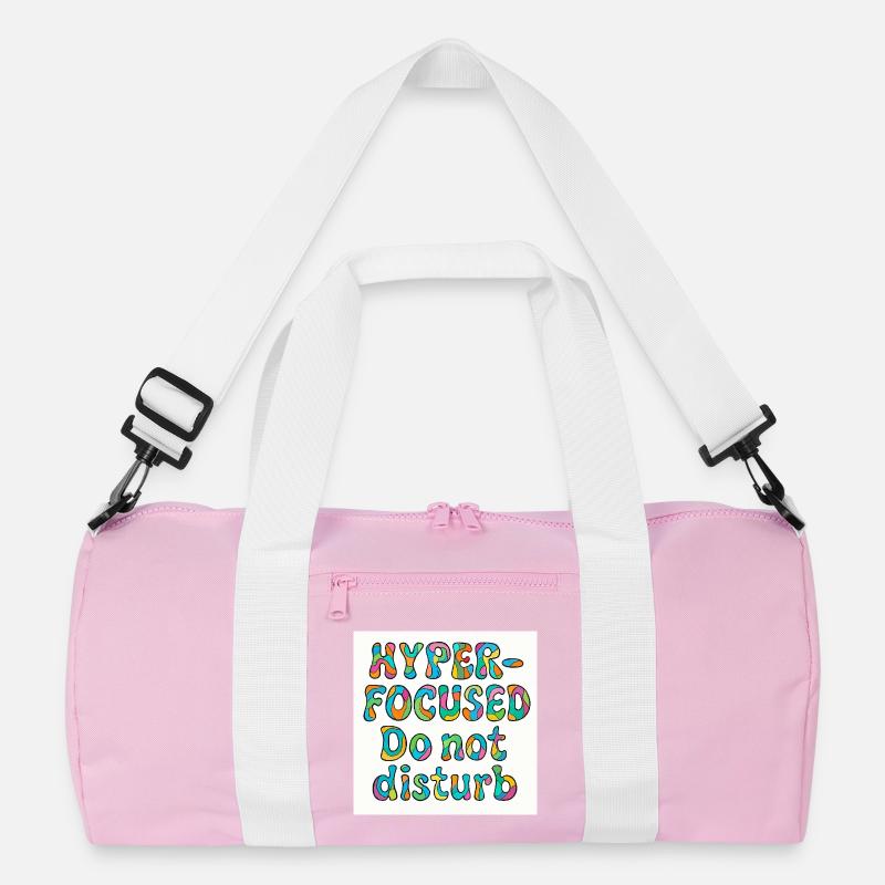 Hyperfokussiertes "Nicht stören"-Design Recycelte Duffel Bag