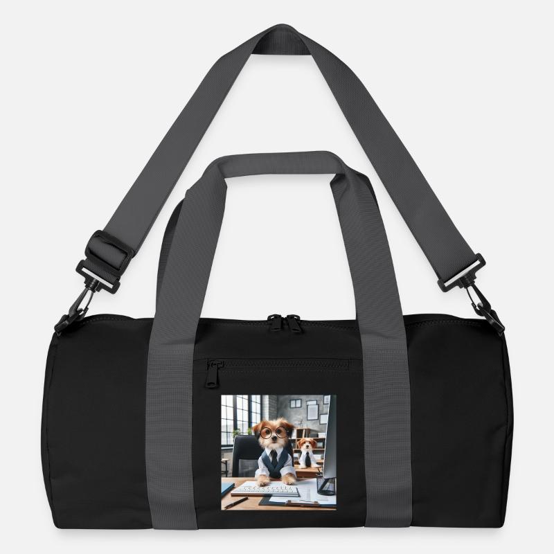 Chiens Cosplay Professionnel - Sac de sport recyclé - noir/gris graphite