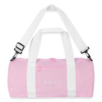 Antraxia – Stoisches T-Shirt - Recycelte Duffel Bag - Rosa/Weiß - Vorne
