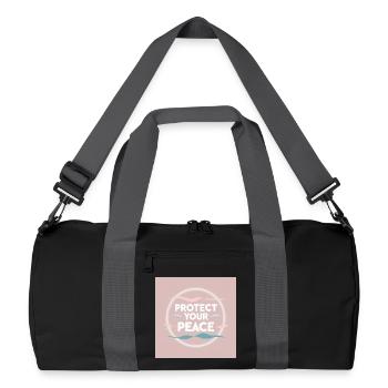 Peace protection - Recycled Duffel Bag - black/graphite grey - Front