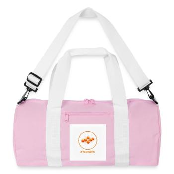 TeamBTC Blockchain Cubes - Recycled Duffel Bag - pink/white - Front