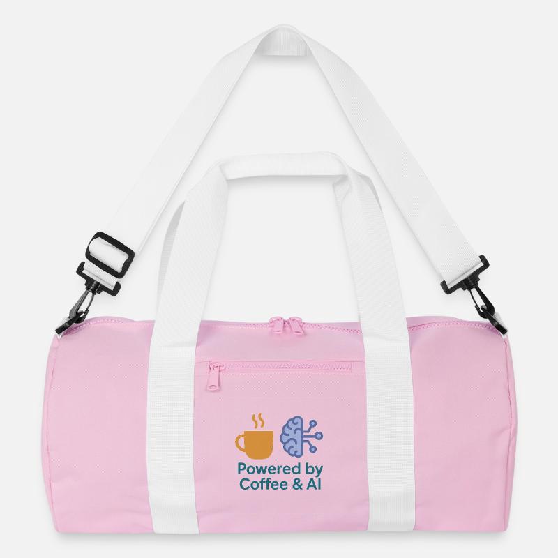Coffee AI Power Design Recycled Duffel Bag