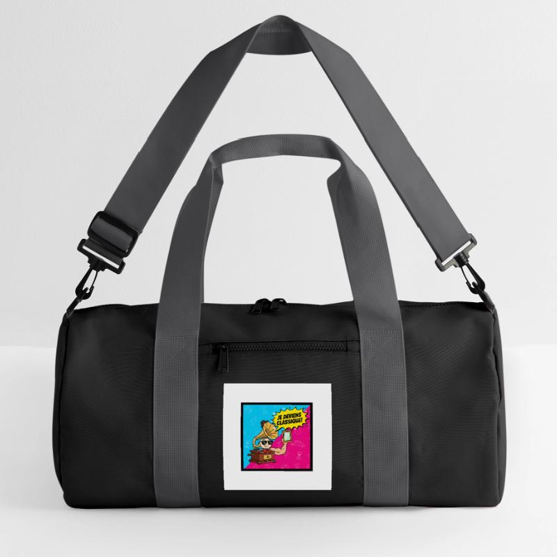 Je deviens Classique Pop Retro Sac de sport recyclé