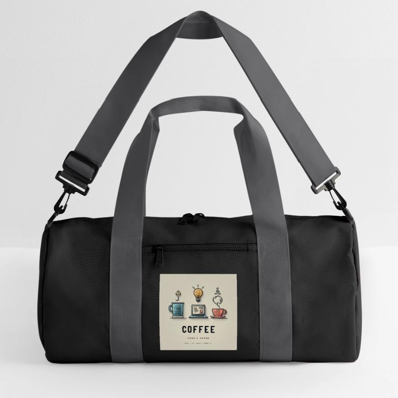 Kaffee Code Design Recycelte Duffel Bag