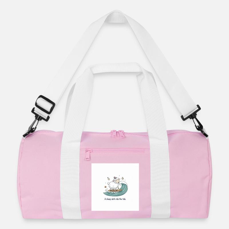 Surfende Schafe Recycelte Duffel Bag