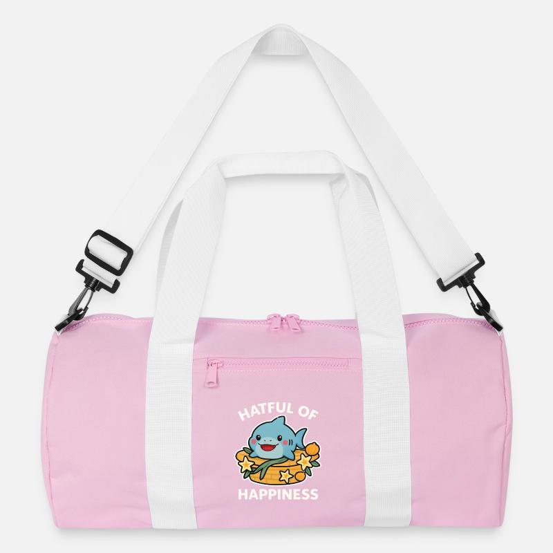 Süßer Hai im Glückskorb Recycelte Duffel Bag