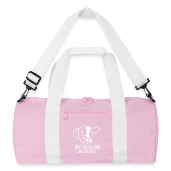 Dog Cow - Recycled Duffel Bag - pink/white - Front