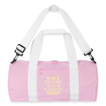 I'm in power saving mode - Recycled Duffel Bag - pink/white - Front
