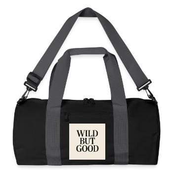 78BA7F94-238B-4308-97DB-99BE7A67FFE7_7 - Recycled Duffel Bag - black/graphite grey - Front