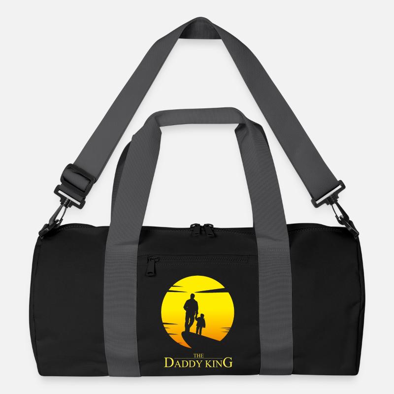 The Daddy King - Daddy Parody Humor Recycled Duffel Bag