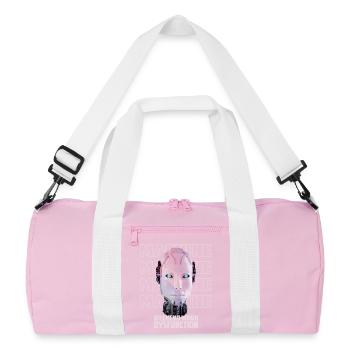 Machine Man - Recycled Duffel Bag - pink/white - Front