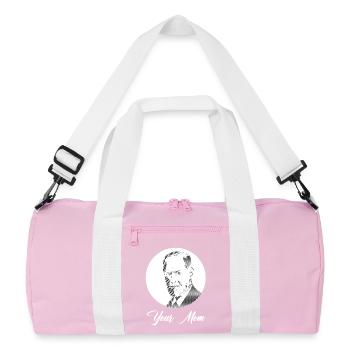Ta mère - Sac de sport recyclé - rose/blanc - Devant
