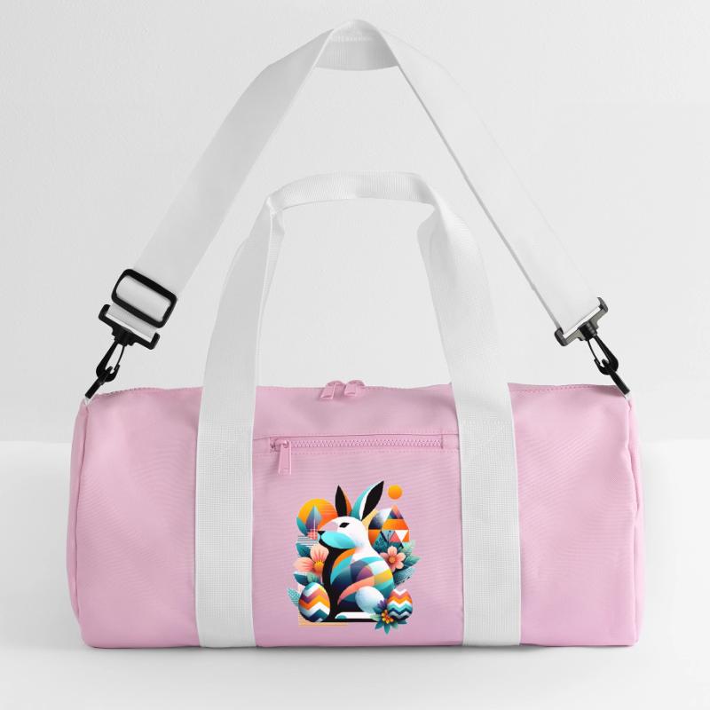 Modern Easter Graphics Recycelte Duffel Bag