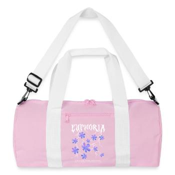 Euphoria Lightning Flowers - Recycled Duffel Bag - pink/white - Front