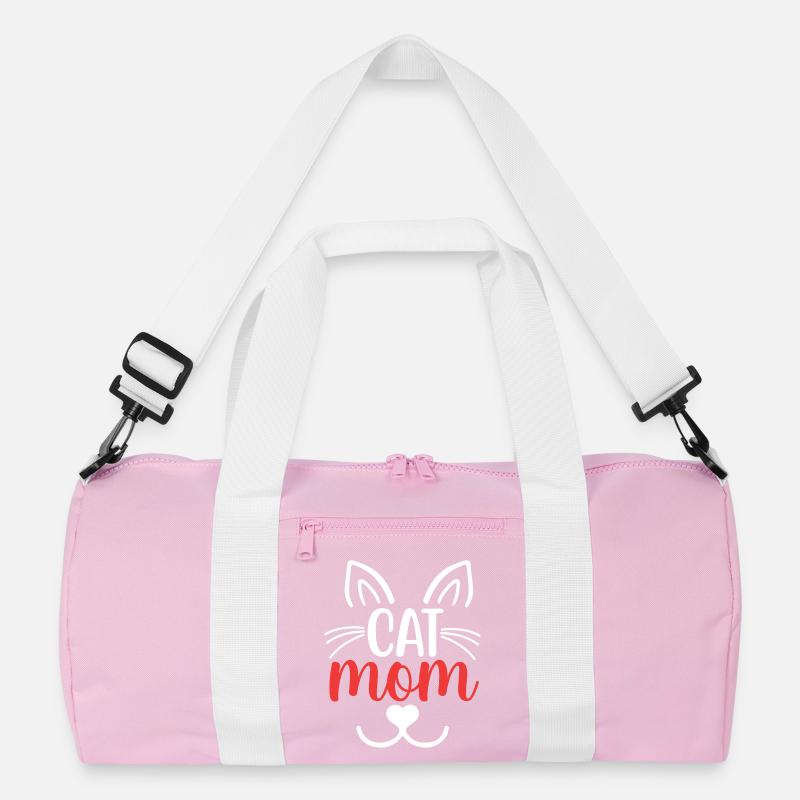 Cat Mom Recycled Duffel Bag