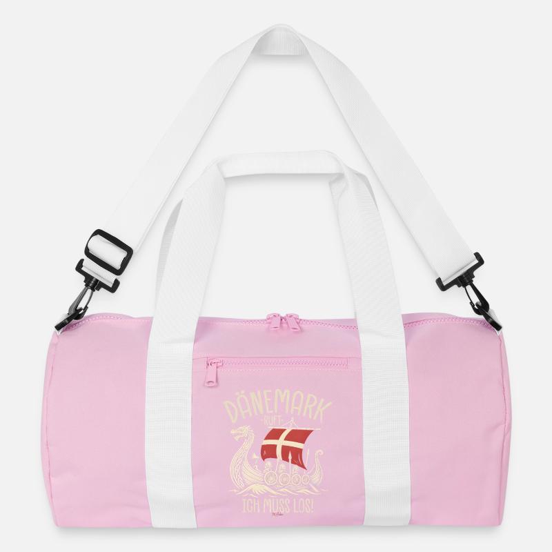 Dänemark ruft ich muss los Spruch Recycelte Duffel Bag