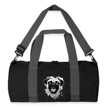 Pug - Recycled Duffel Bag - black/graphite grey - Front