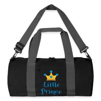 Baby - Recycelte Duffel Bag - Schwarz/Graphitgrau - Vorne