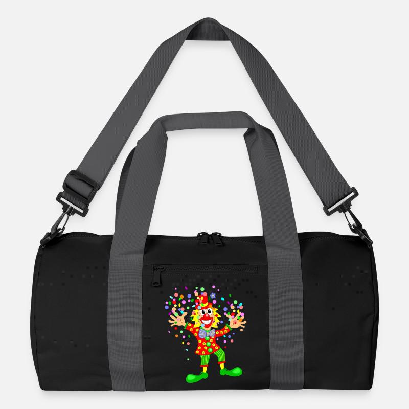 Carnival Clown Recycled Duffel Bag