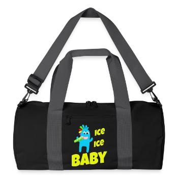 Bébé - Sac de sport recyclé - noir/gris graphite - Devant